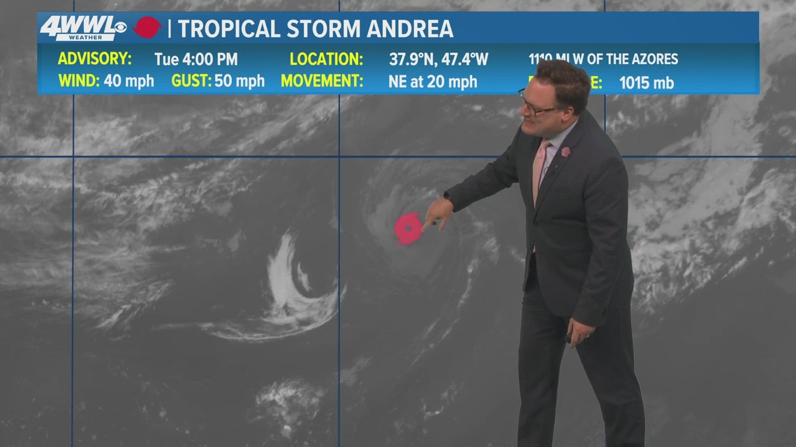 Tuesday 5 PM Tropical Update: Tropical Storm Andrea forms in the ...