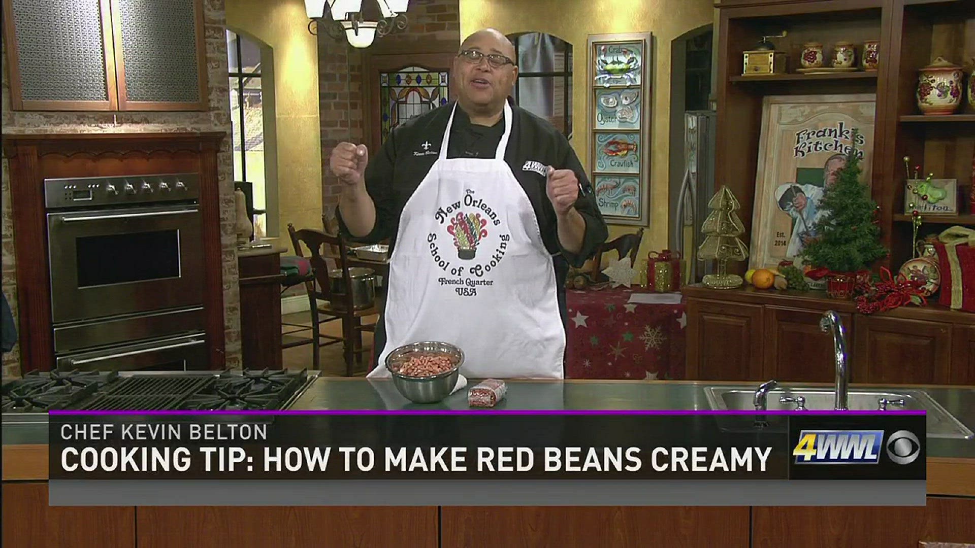 Chef Kevin Belton offers some tips on how to make your red beans come out creamy.