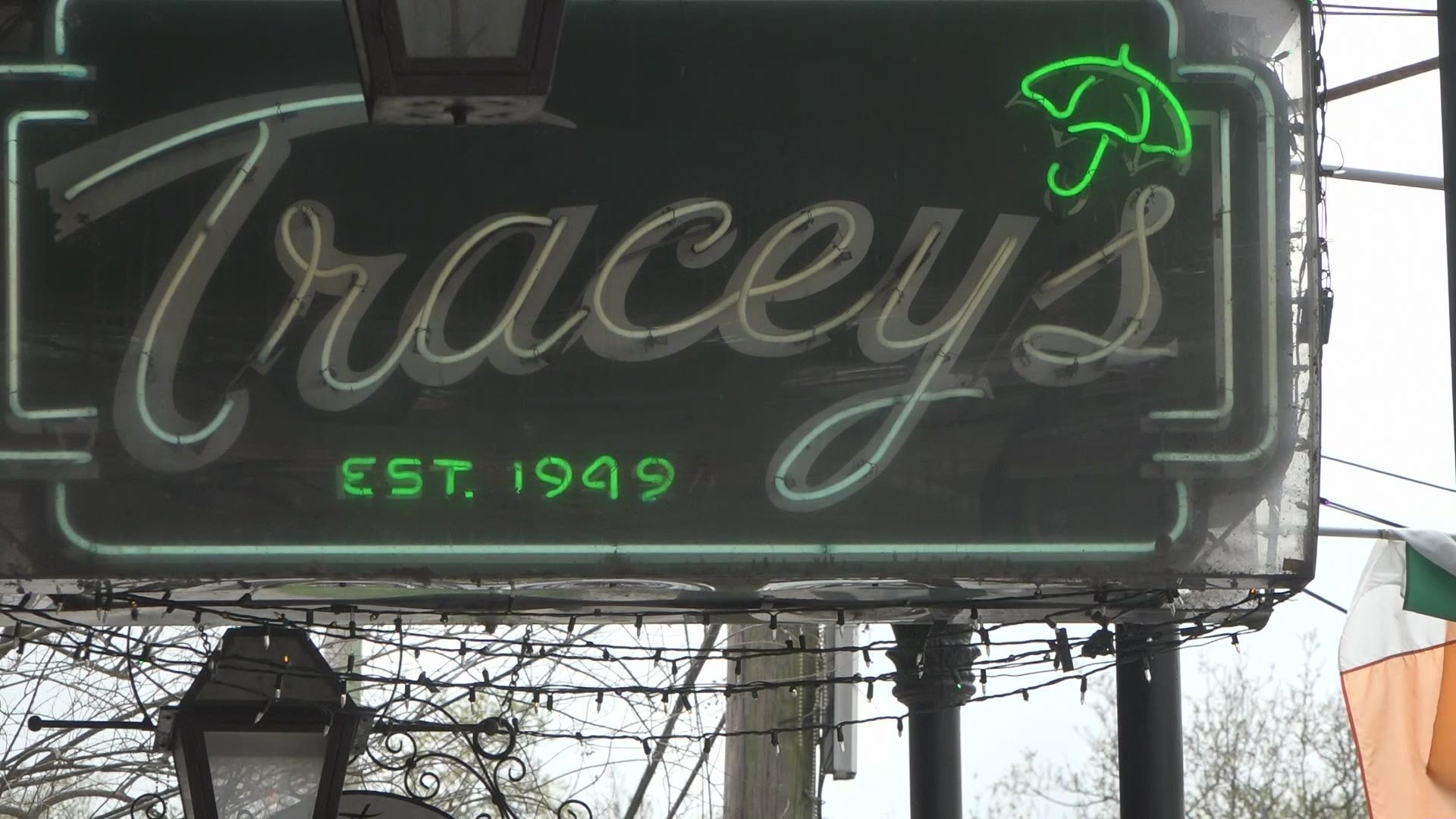 It's one of the biggest events of the year for Tracey's, but St. Patrick's Day will be more subdued this year.