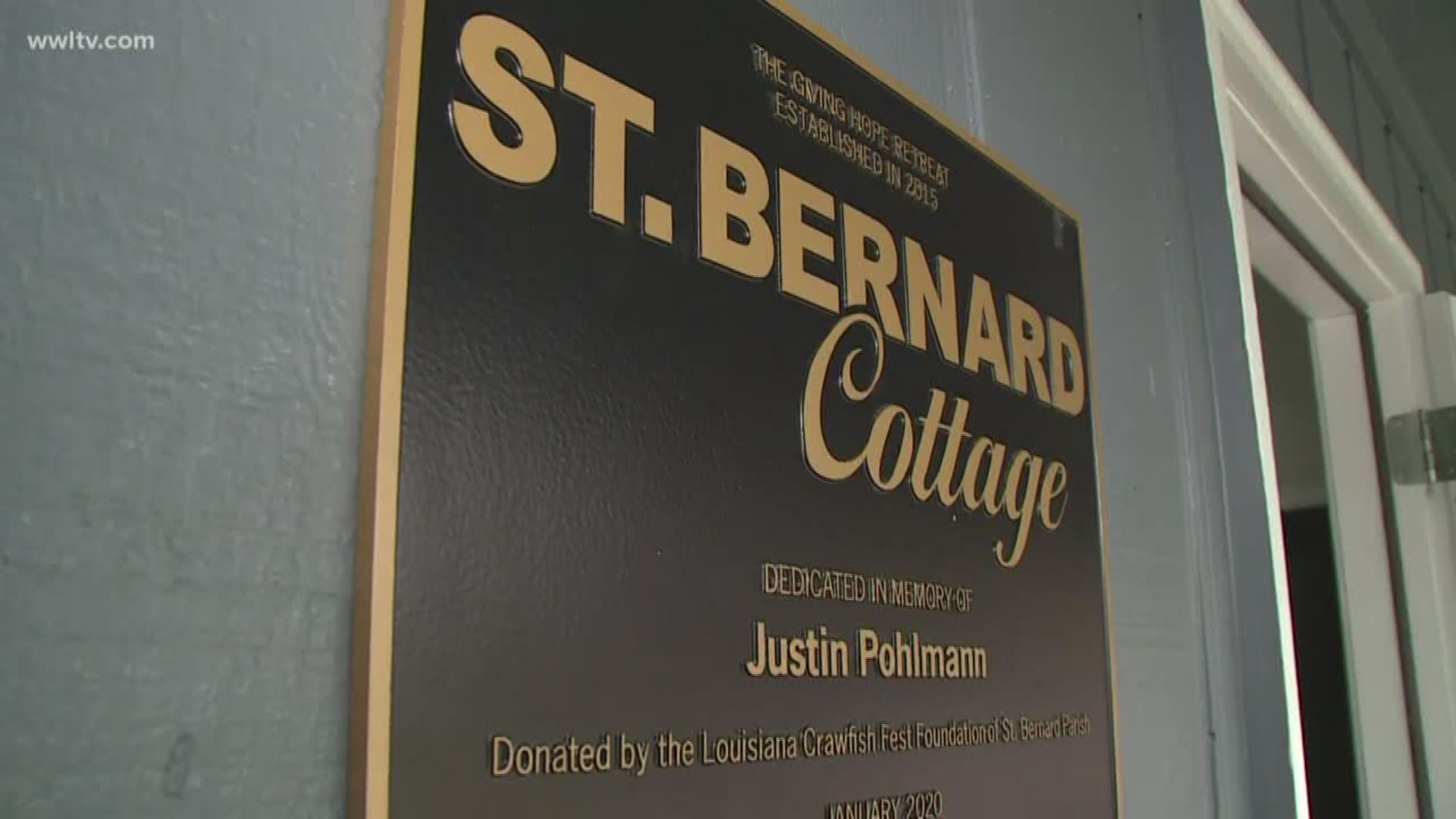 If someone suffering from addiction goes to the St. Bernard Parish Sheriff's Office, they'll bring them to the Giving Hope Retreat recovery center.