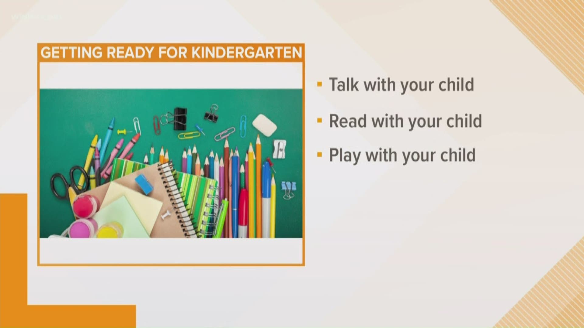 Elyse Shull with the Parenting Center has some great advice for getting your child ready to start school.