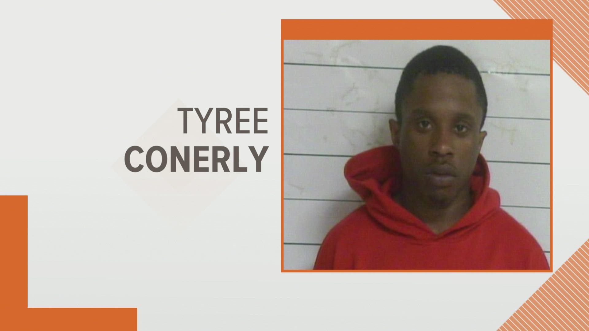 According to the New Orleans Police Department, 19-year-old Tyree Conerly surrendered at NOPD headquarters on Monday evening.