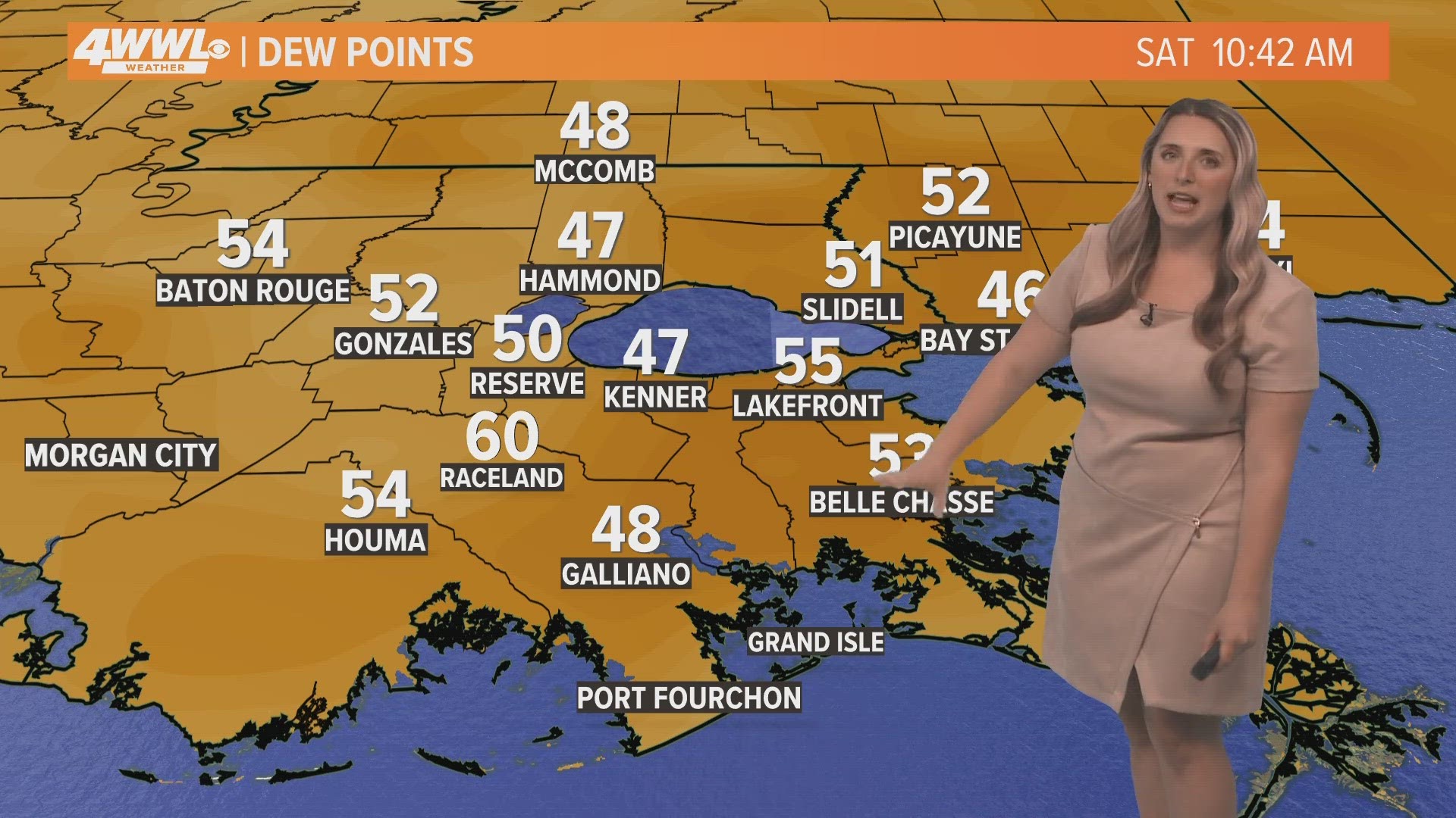 WWL Meteorologist Alexa Trischler gives a full look at your Saturday weather.