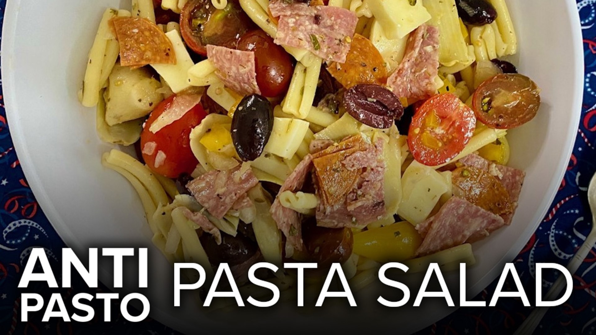 Summer's coming and this Antipasto Pasta Salad is the perfect side to bring along on an outdoor picnic or barbecue!