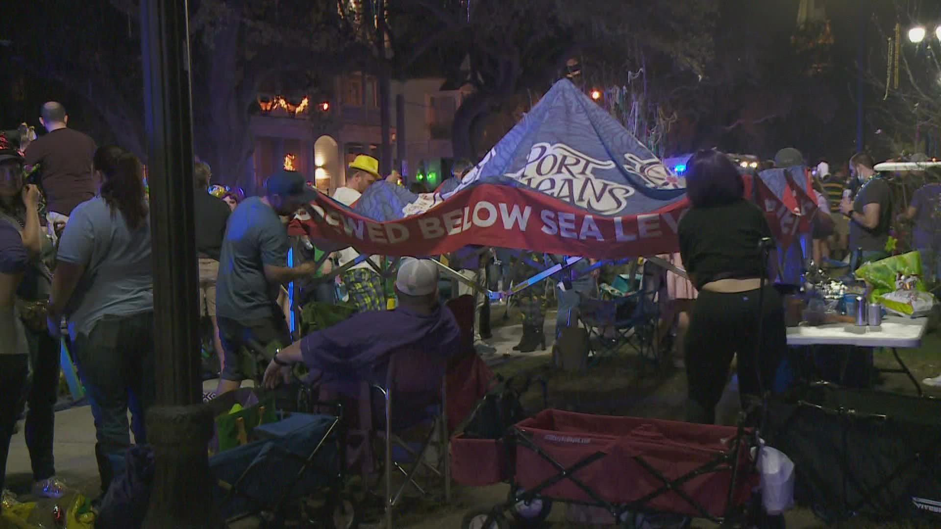 The Krewe of NYX rolled Wednesday but not with a less than expected crowd and a downsized krewe after the 2020 controversy with the captain.