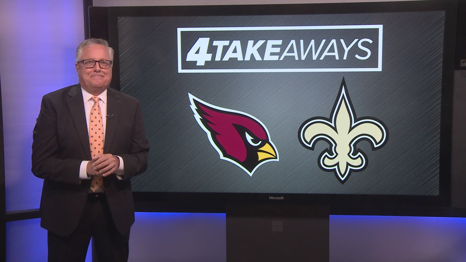 WWL Louisiana sports director Doug Mouton with his '4 Takeaways' from the Saints preseason win over the Cardinals.