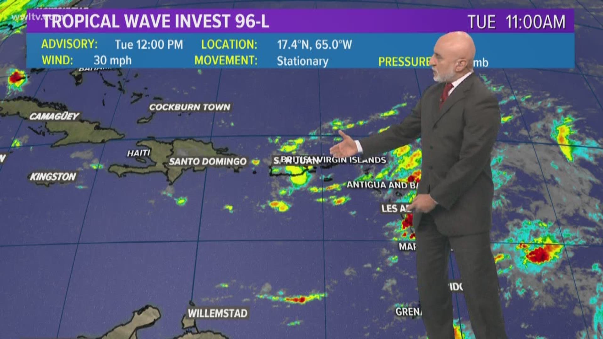 Chief Meteorologist Carl Arredondo and the 5pm Tuesday Tropical Update