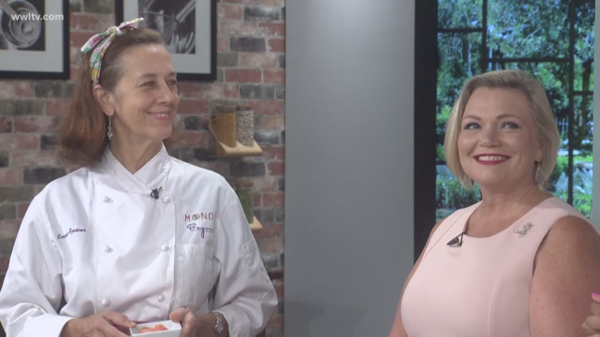 Susan Spicer and Lyn Morein is in the kitchen talking about how you can help support the cause.