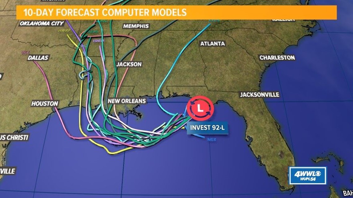 Tracking the Tropics Invest 92L spaghetti models, radar and more