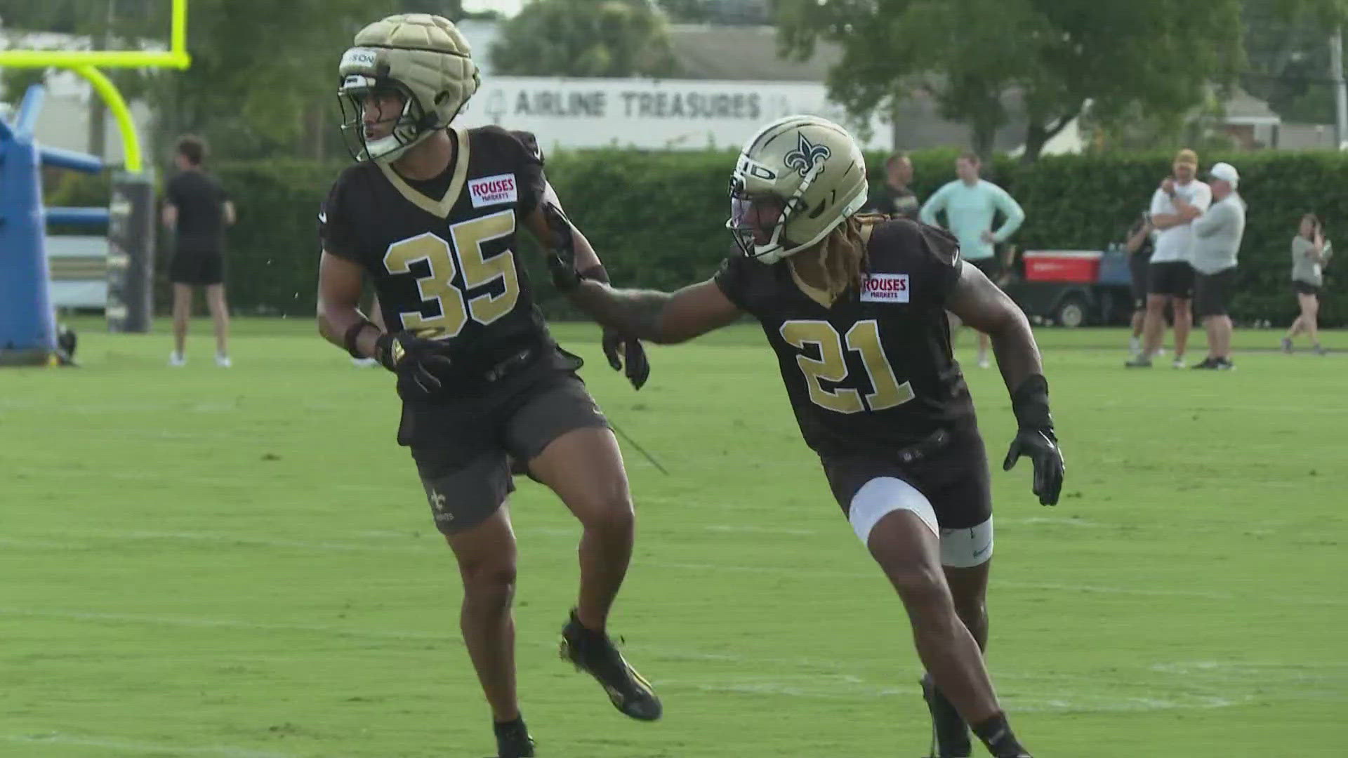 There's a lot of new faces in camp, from Head Coach Kellen Moore to several players.
