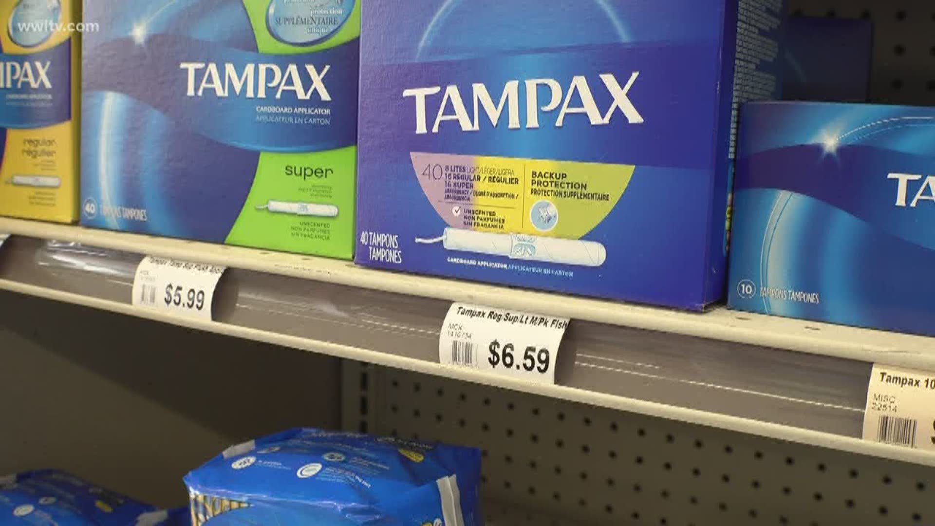 The New York based Tax Free Period campaign says menstrual products are a necessity and should be tax exempt.