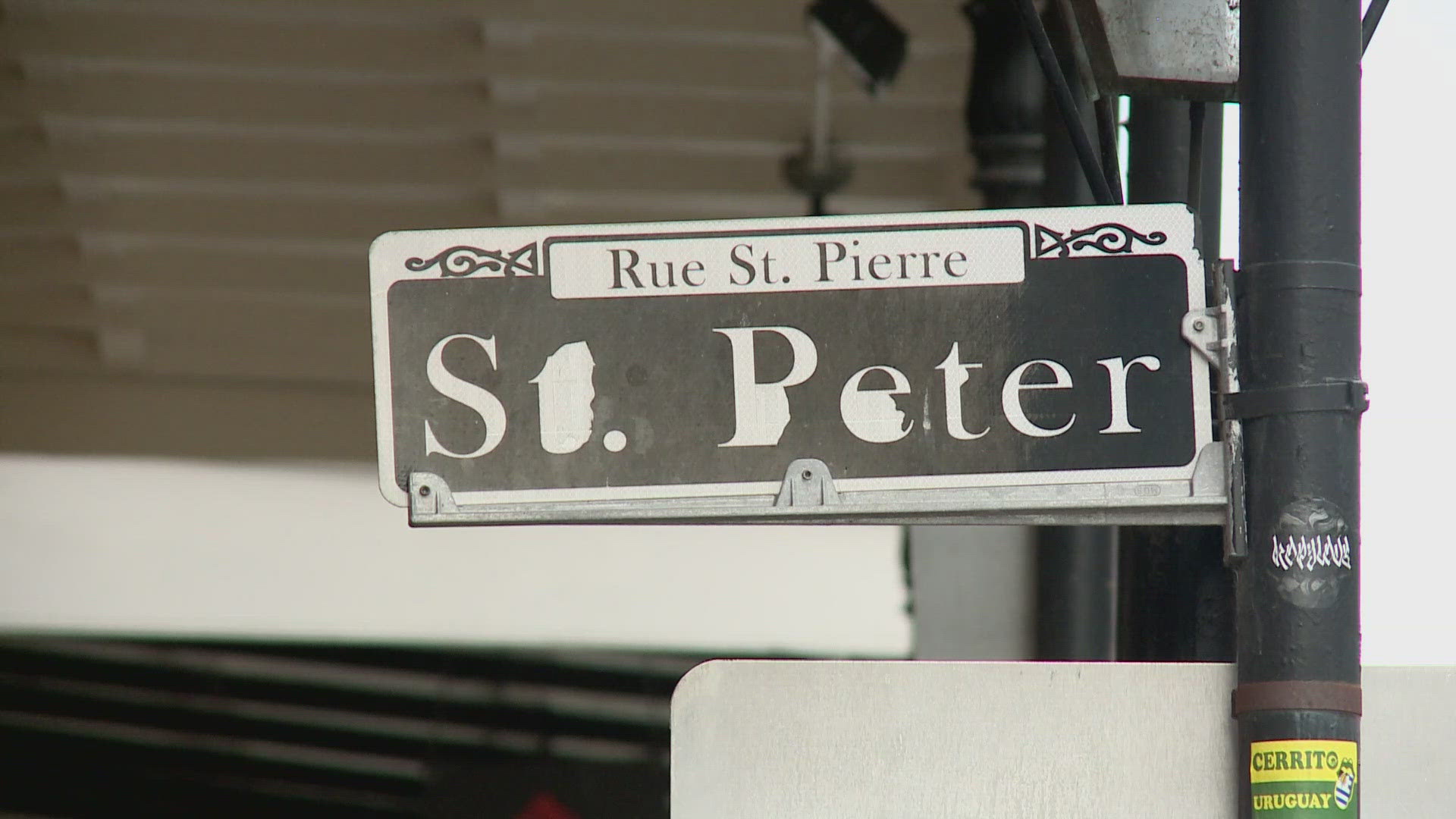 Police say it happened Sunday morning in the 700 block of St. Peter Street.