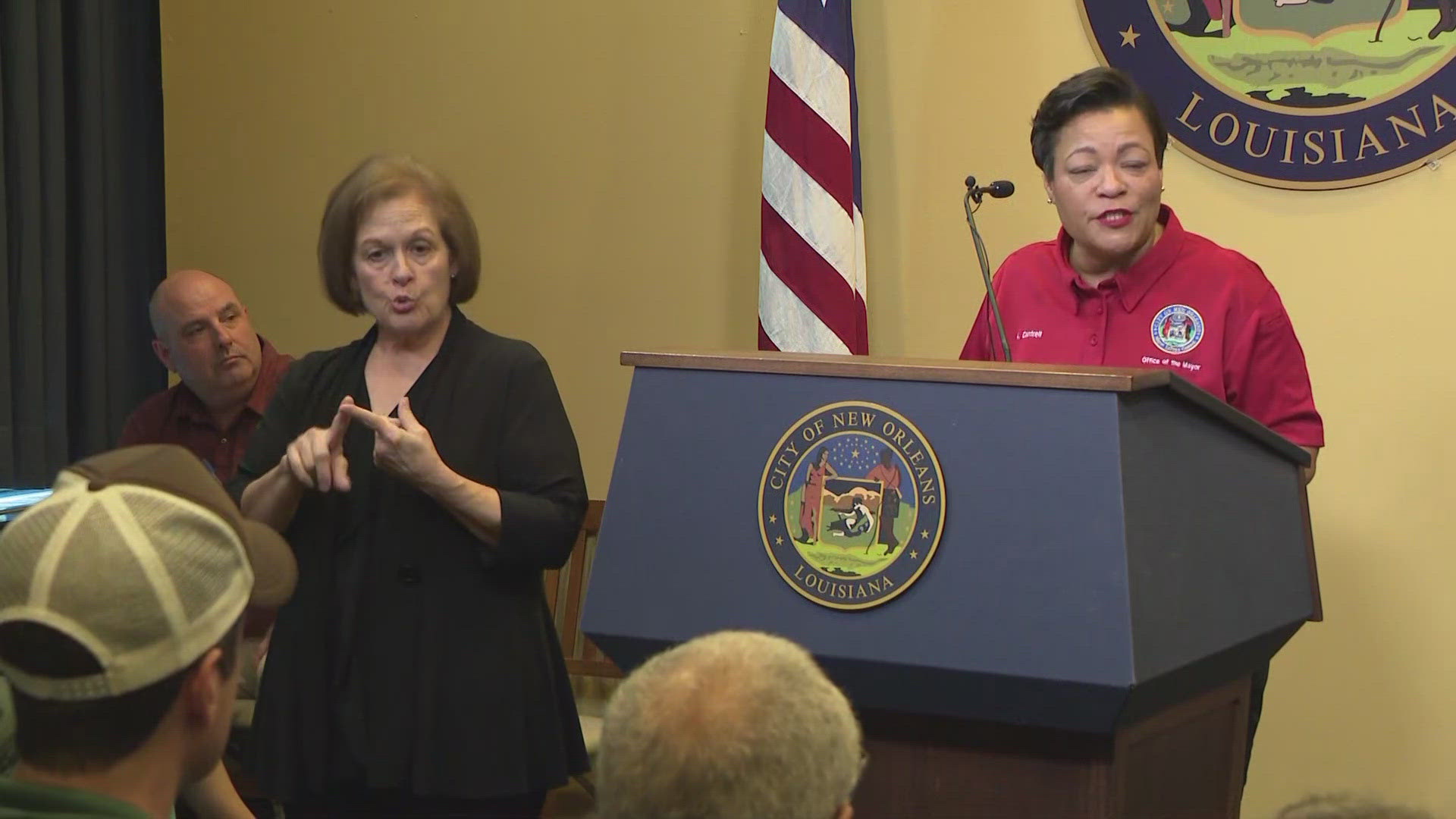 Mayor LaToya Cantrell is joined by Collin Arnold, Director, New Orleans Homeland Security and Emergency Preparedness (NOHSEP) and local leaders to provide updates.