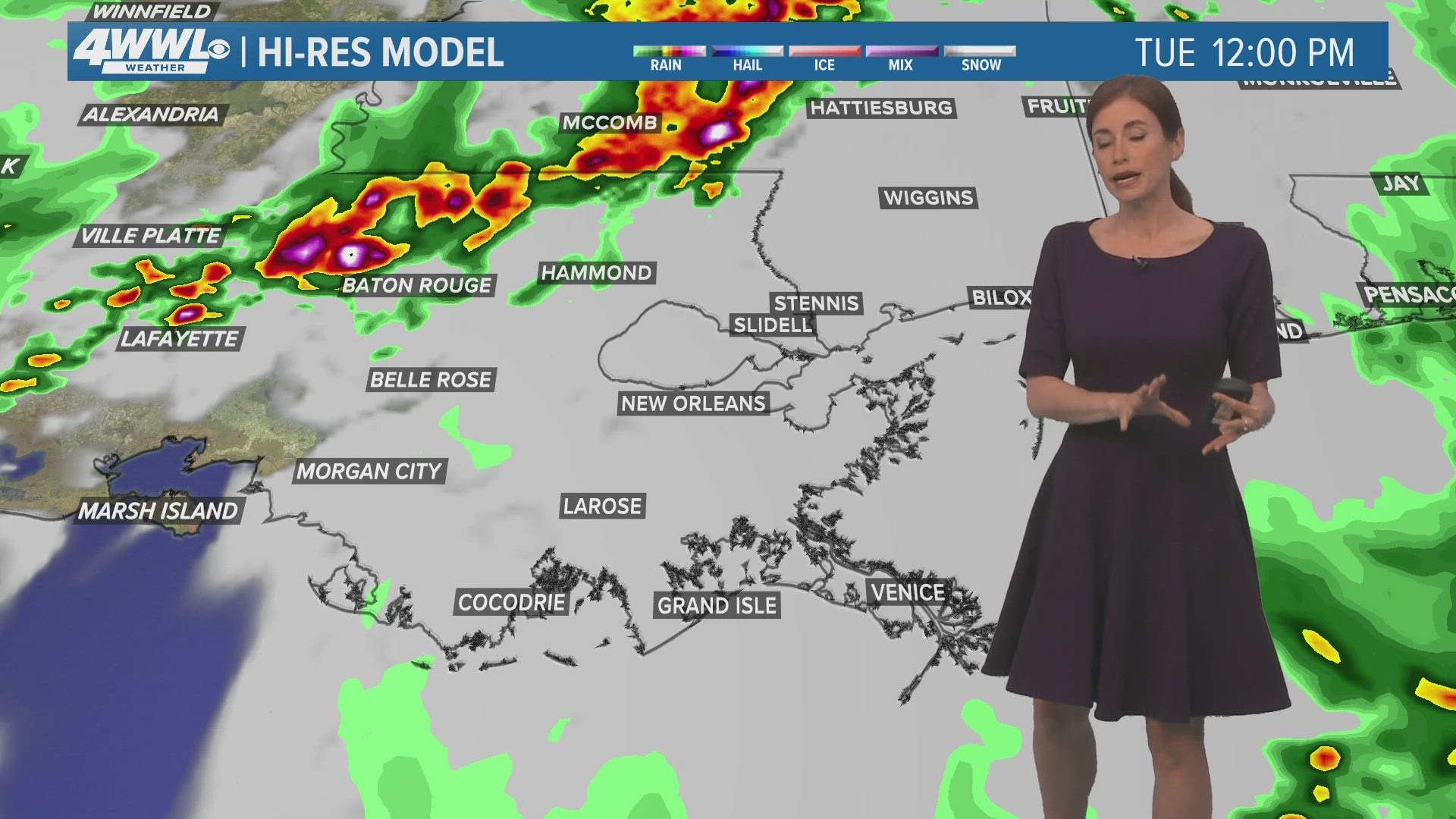 Meteorologist Alexandra Cranford has the forecast at noon on Tuesday, March 5, 2024.