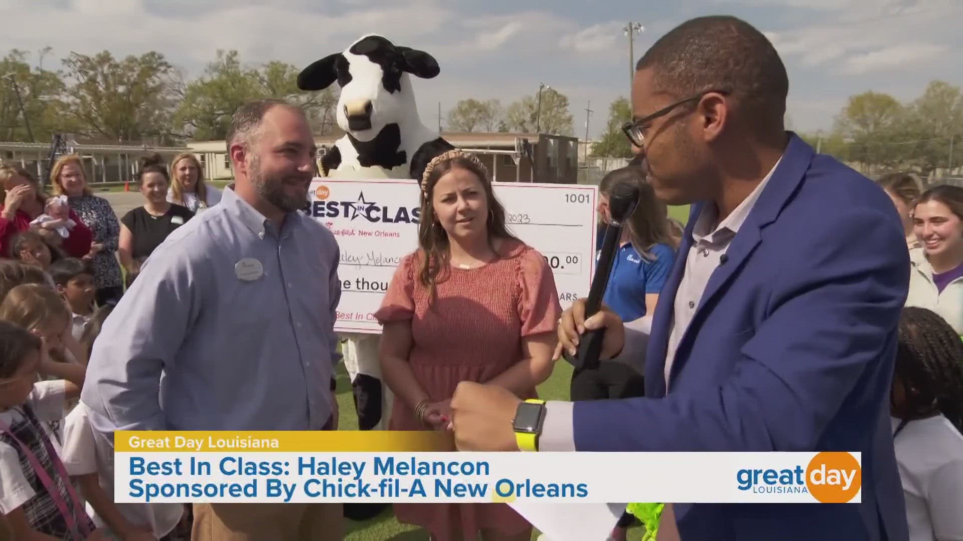 Great Day is proud to partner with Chick-fil-A New Orleans with the Best in Class Award. Haley Melancon of Kenner Discovery is the winner this month!