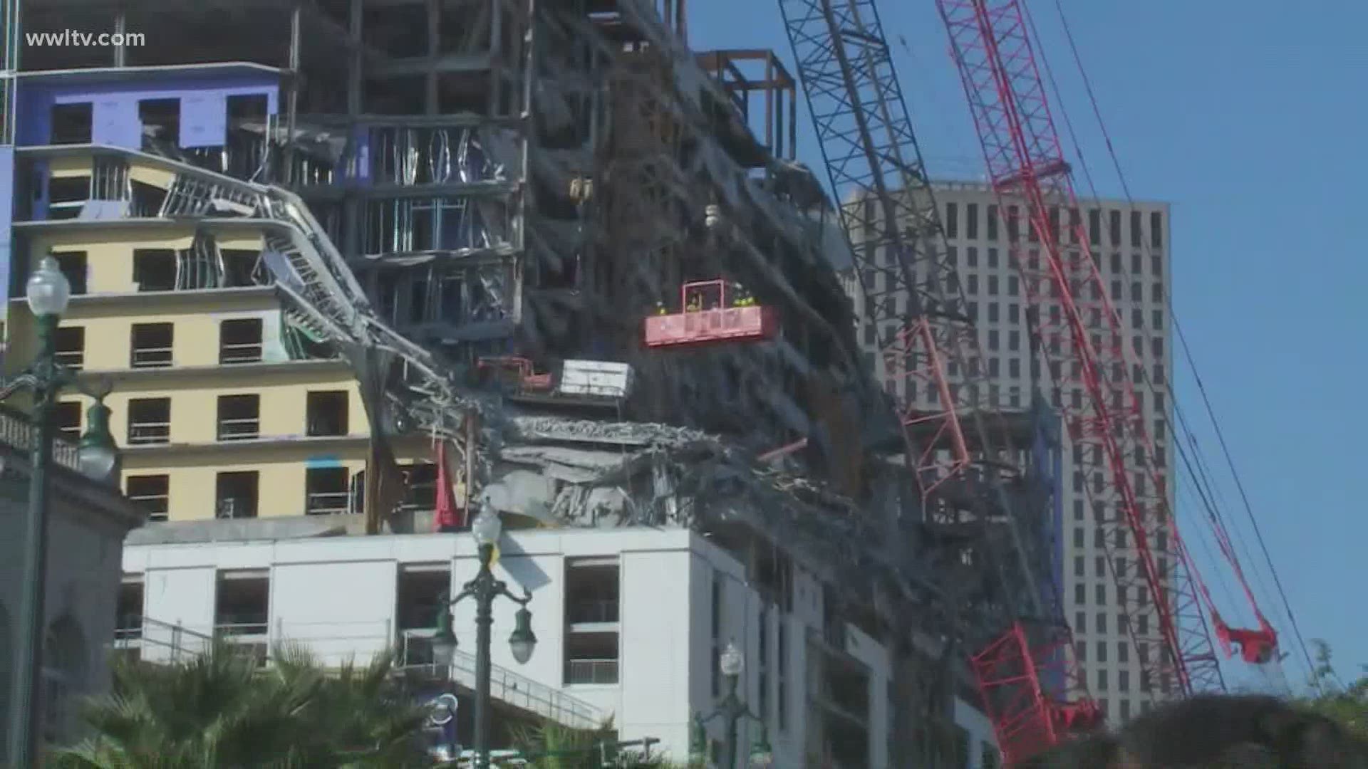 Loved ones of one of the workers trapped inside the Hard Rock construction site believe crews will be able to recover remains by this weekend.