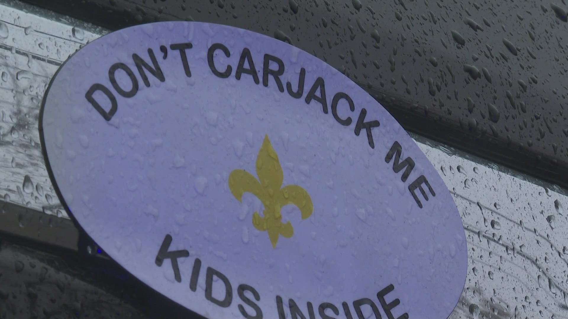 A local mom is sending out a message in a safe way in hopes to slow the occurrences and protect families from carjackers.