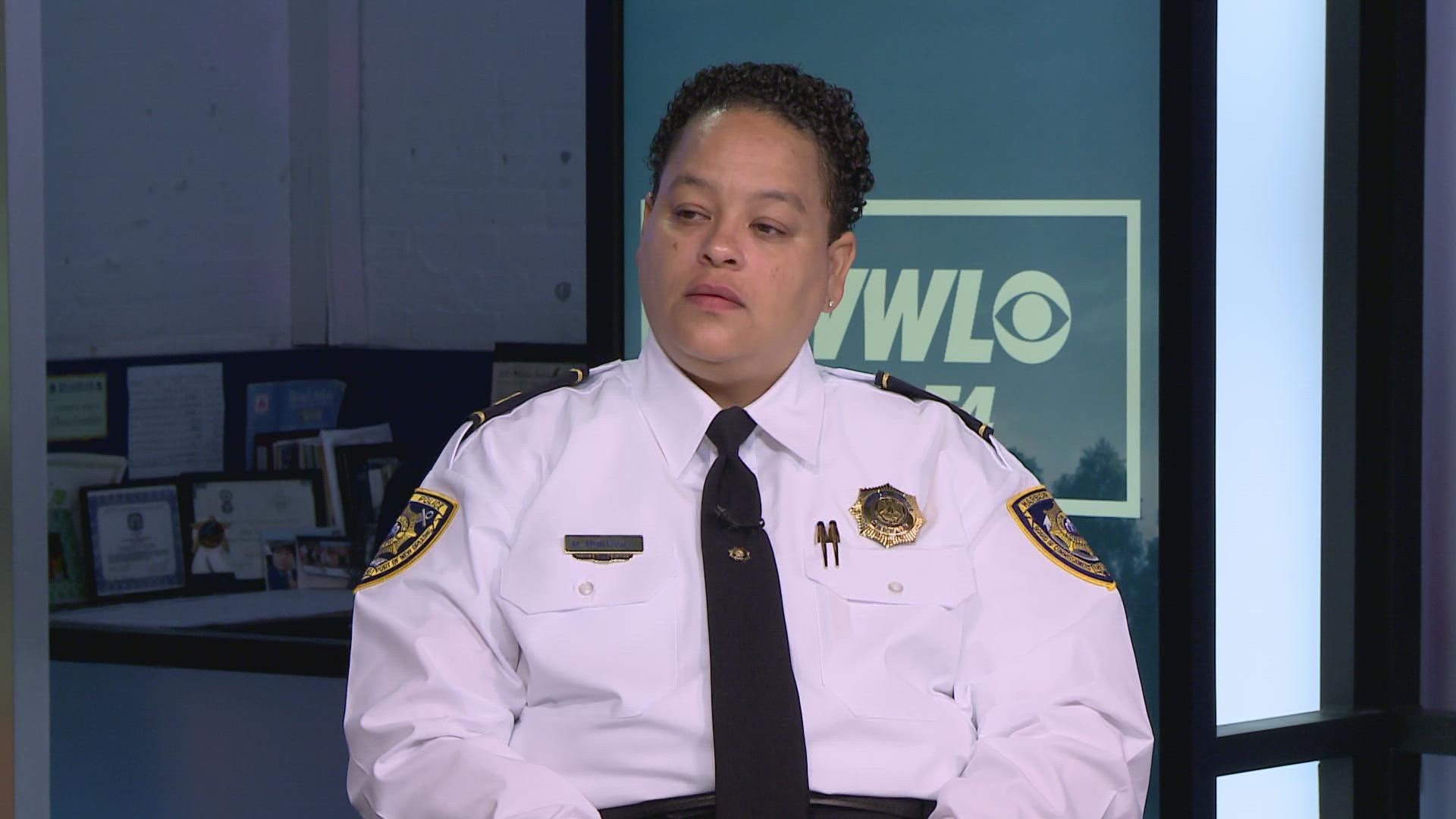 The Harbor Police have made history by naming its first female police chief.