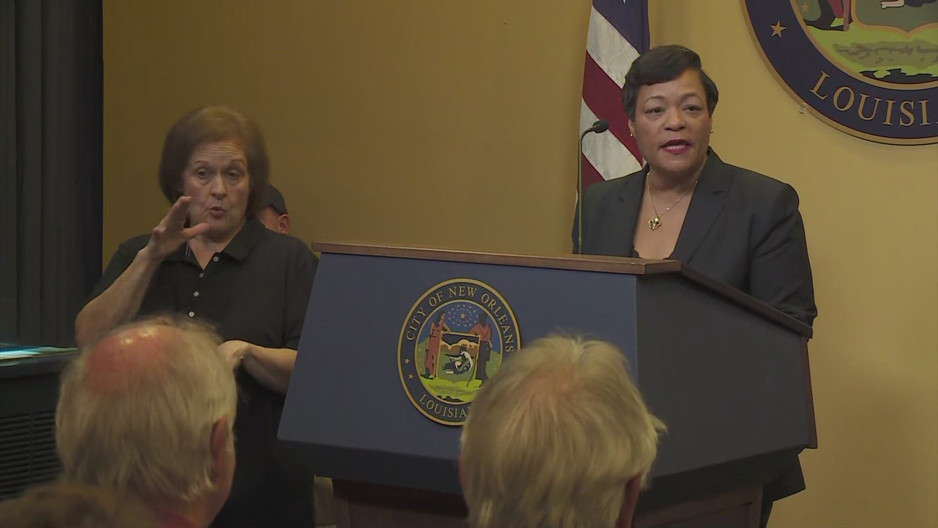 Mayor LaToya Cantrell, New Orleans Homeland Security and Emergency Preparedness (NOHSEP) & local leaders provide Tropical Storm Francine prep updates.