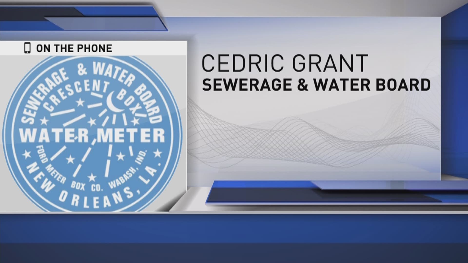 Cedric Grant, Executive Director of the Sewerage and Water Board, on Saturday's flooding and the status of the city's pumps. 
