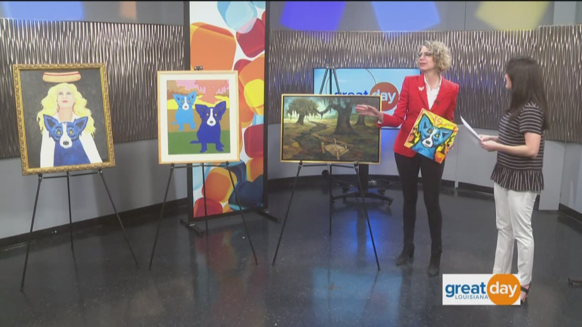 Wendy Rodrigue, widow of the late George Rodrigue, joins us to talk about the Life and Legacy Tour that celebrates the blue dog artist. For more information visit GeorgeRodrigue.com.