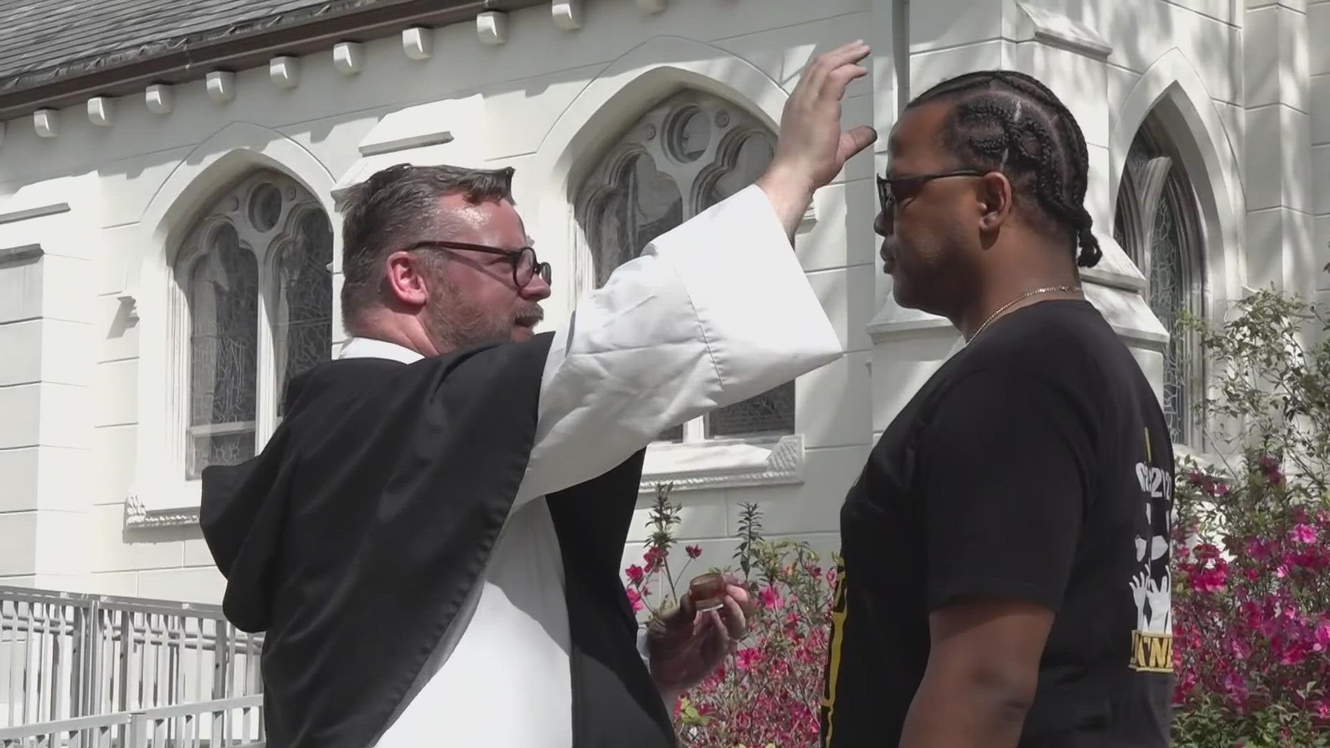 Less than 24 hours after partying hard for Mardi Gras, many New Orleanians engage in the tradition of receiving ashes and many churches make it easy for them.