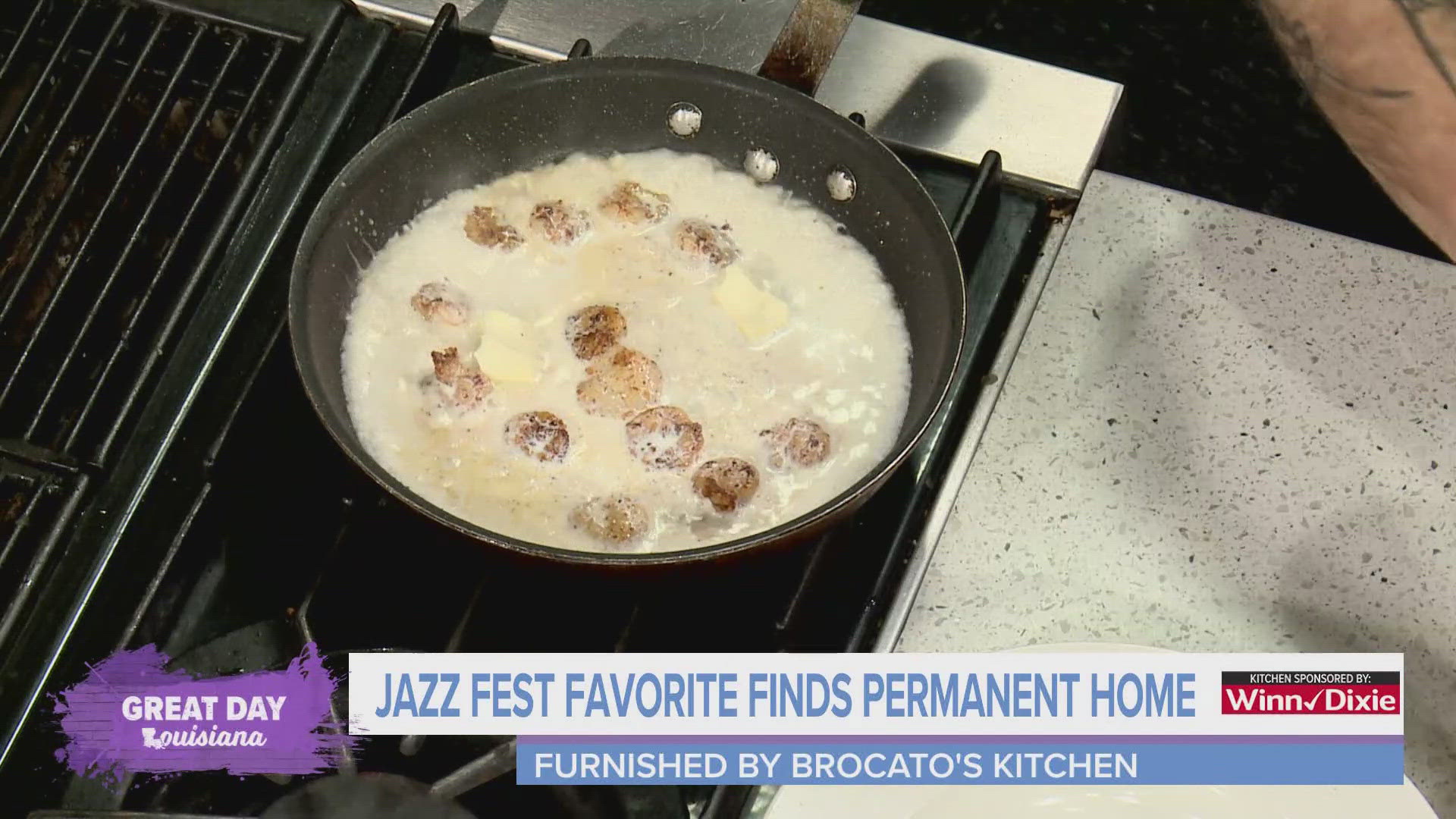 Brocato's Kitchen shares a taste of the menu at their new permanent home.