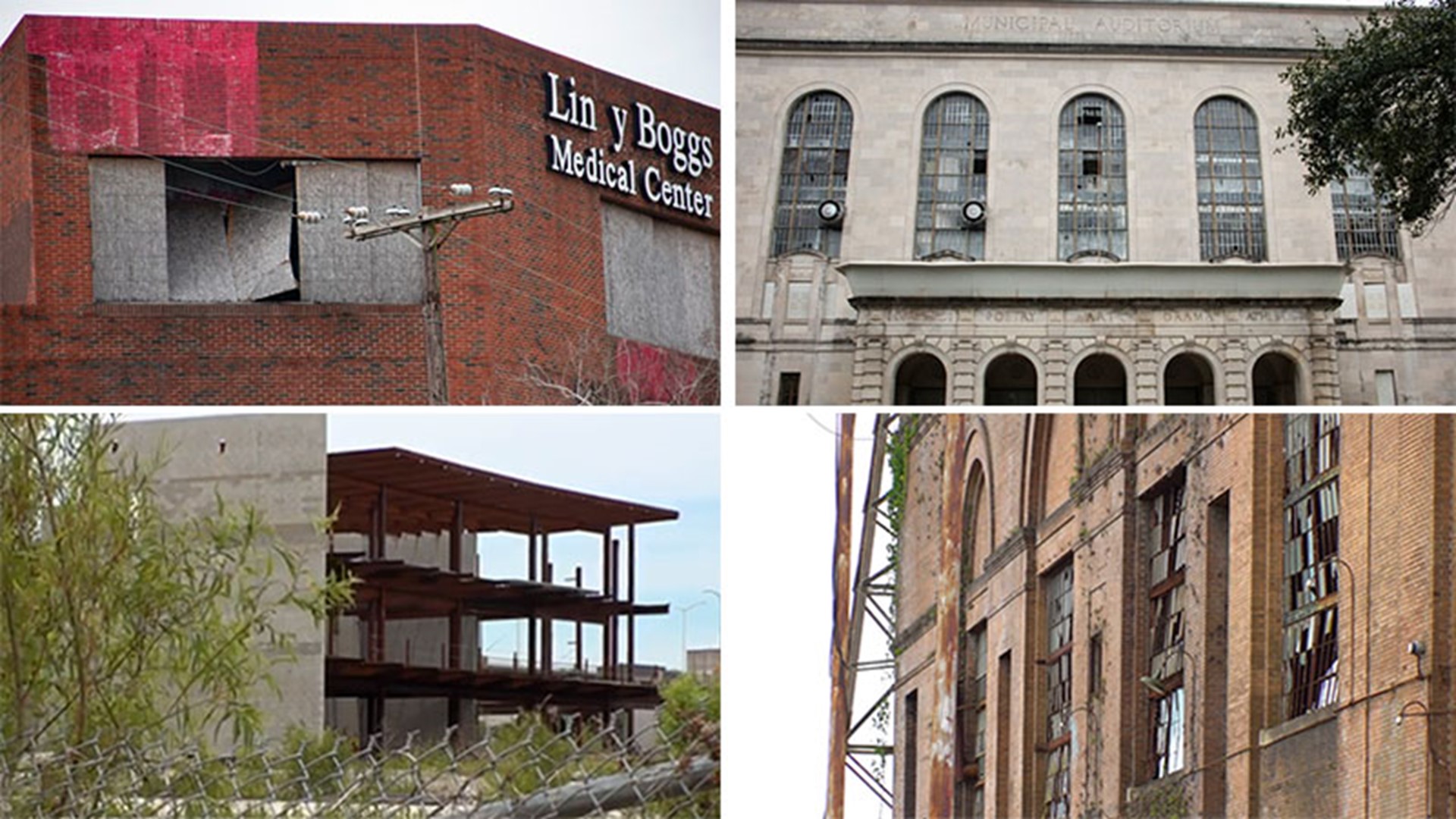 New Orleans has several vacant or blighted buildings that are eyesores in the city. Danny Monteverde has an update on plans for some of them.
