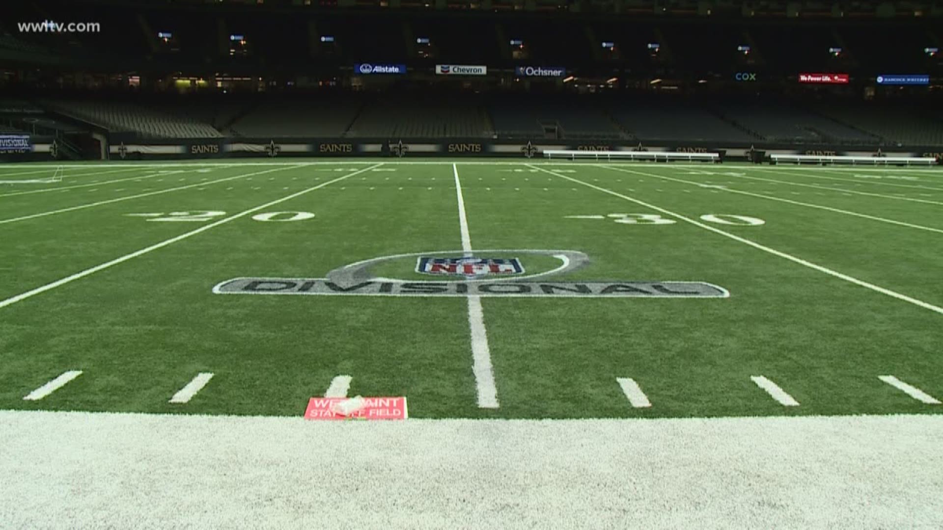 Saints, Eagles fans get ready ahead of Sunday's match-up