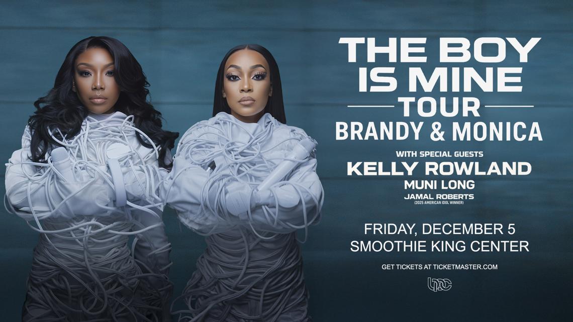 Brandy and Monica reunite for 'The Boy Is Mine' tour in NOLA