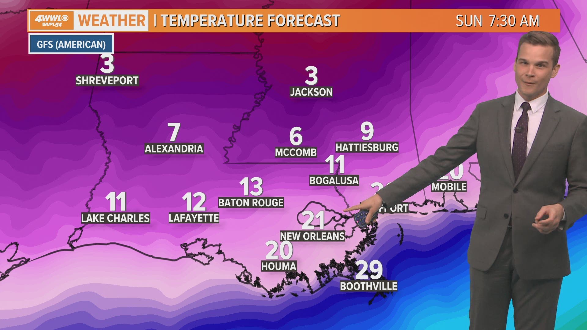 Some of the coldest air of the season could move into the South this weekend, but it's not a guarantee at this point.