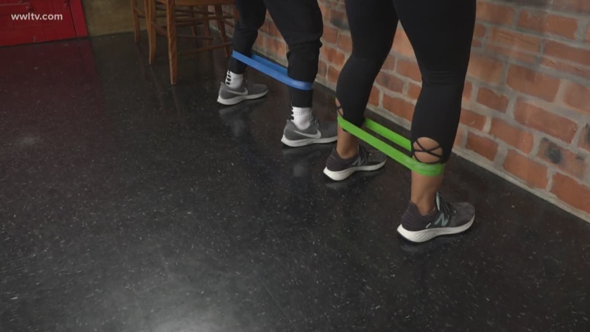 Mackie and April have two easy exercises for preventing Ankle Injuries.