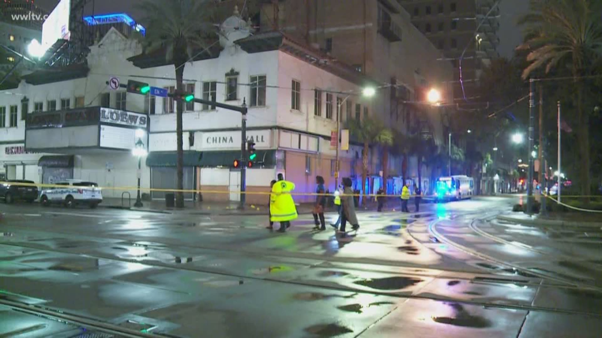 Police say the suspect opened fire on officers, beginning the shootout on the busy CBD street.