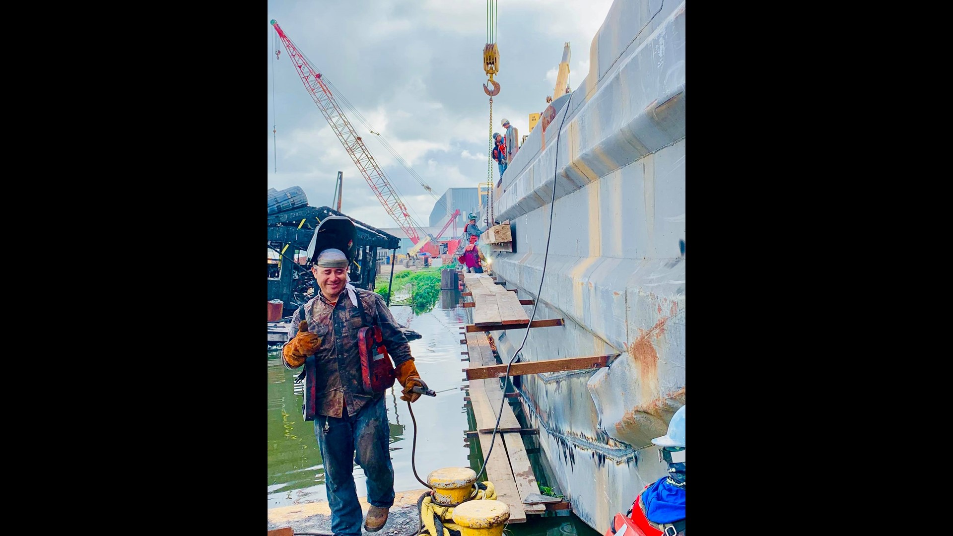 Crews race to sink barge in Bayou Chene before Morganza Spillway opens