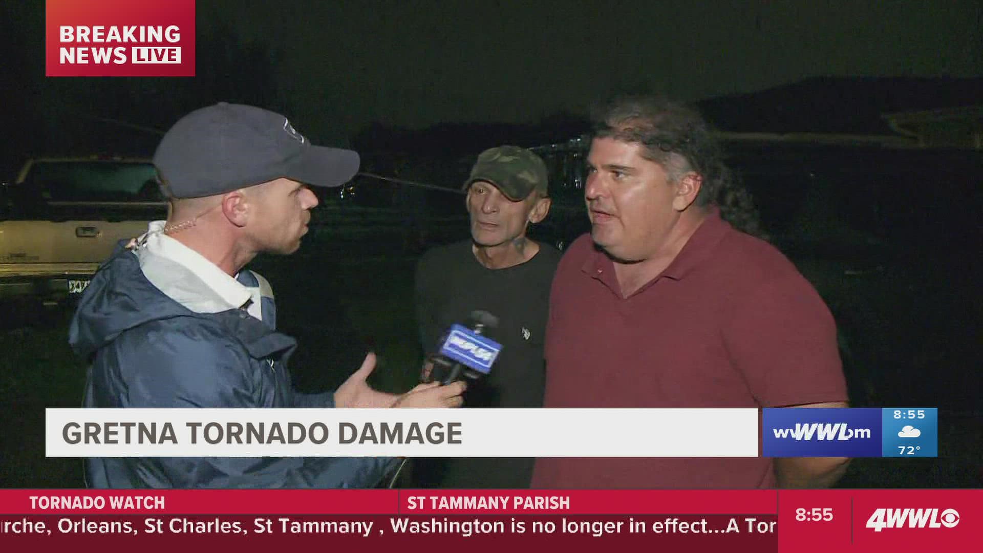 Neighbors we spoke with said they didn't expect the weather to get this bad because tornadoes never hit their area.