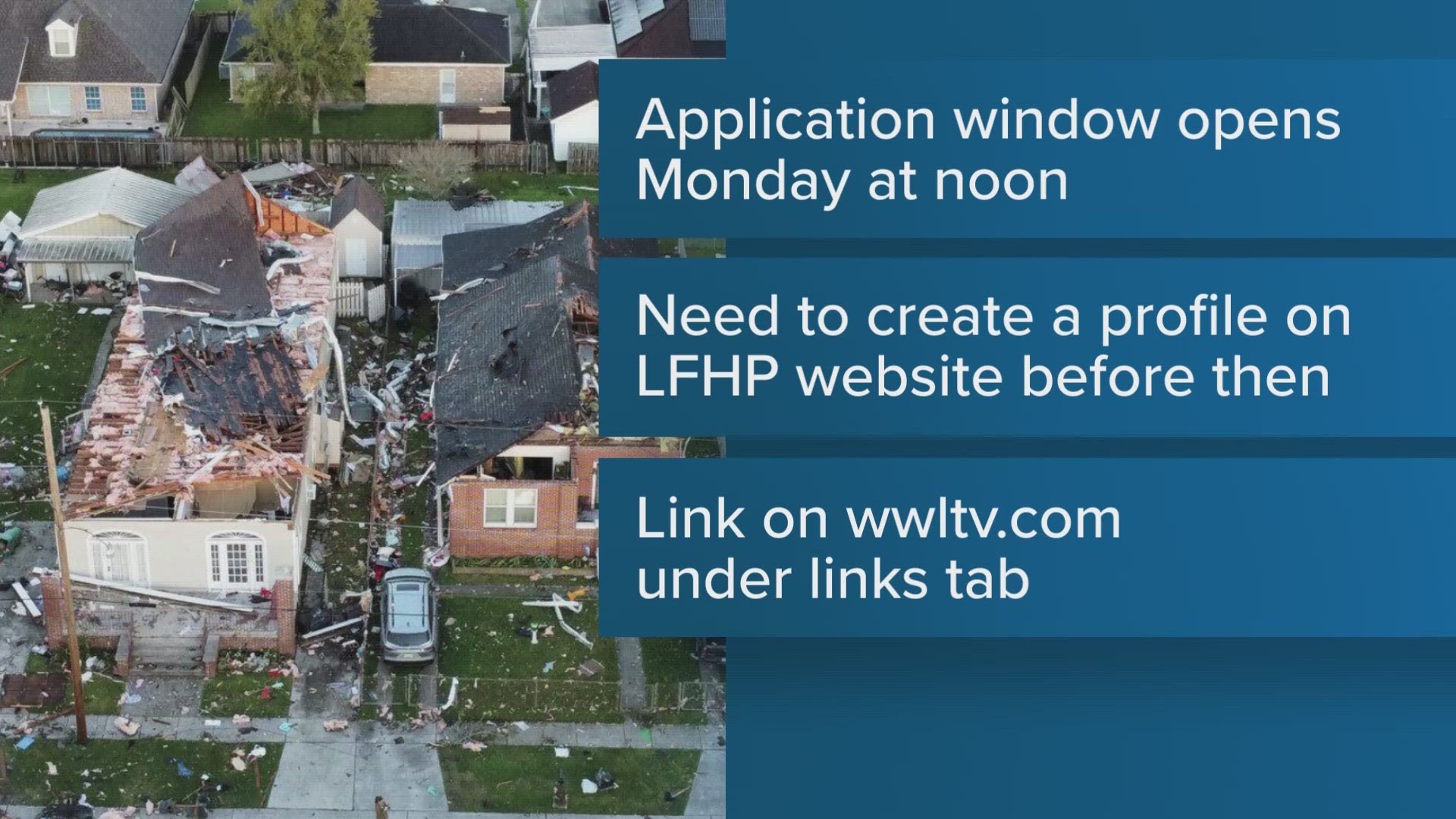 Homeowners can qualify for a grant to prepare homes for storms