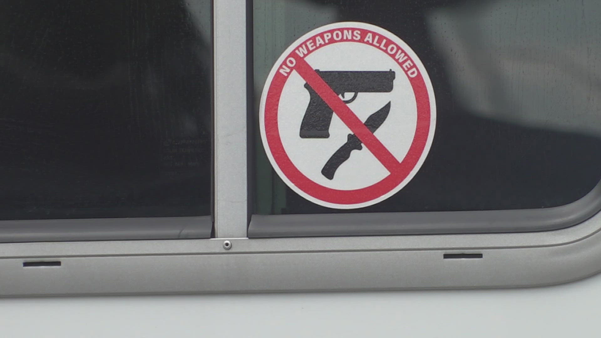 New Orleans EMS says no weapons are allowed and have added stickers to all of their vehicles to warn patients. WWL Louisiana's Eleanor Tabone reports.