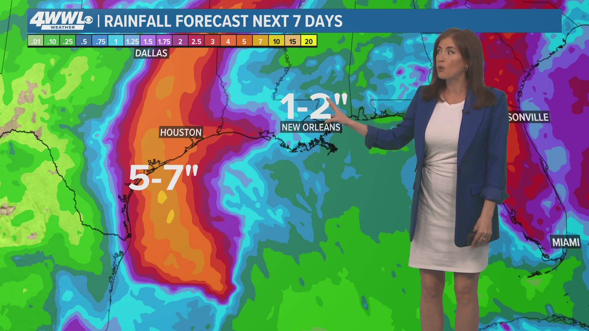 Meteorologist Alexandra Cranford has the forecast at 5 p.m. on Saturday, July 6, 2024.