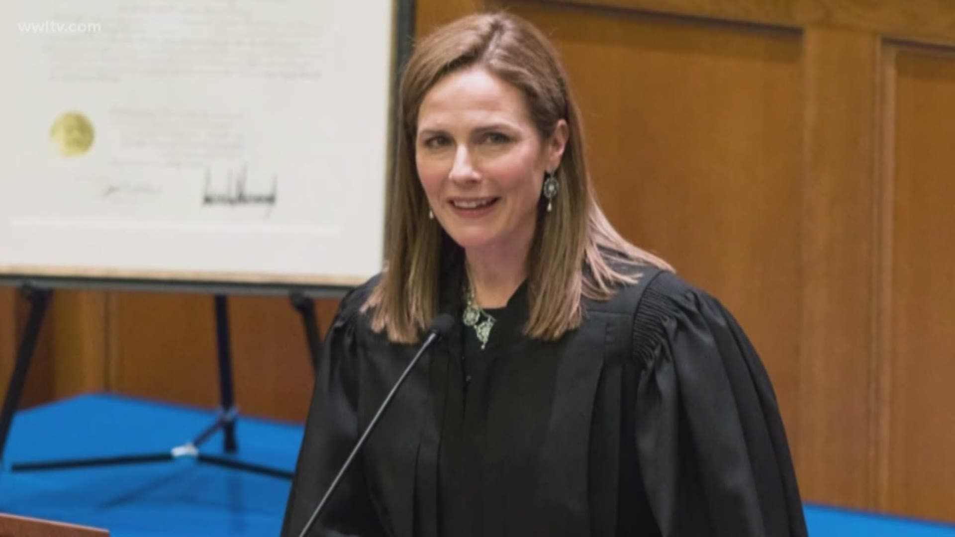 New Orleans native Amy Coney Barrett appears to be the only woman President Donald Trump is considering.