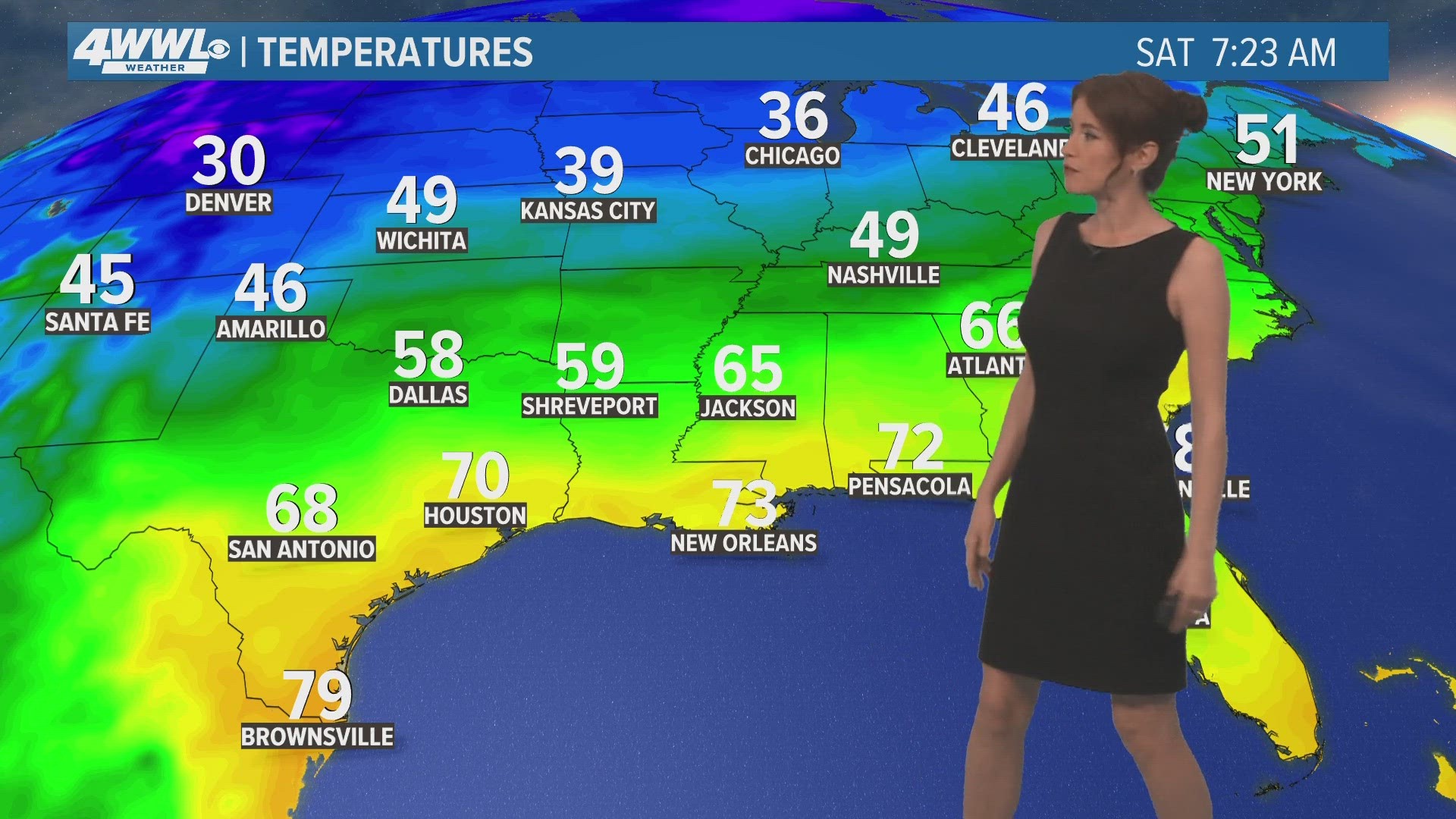 WWL Meteorologist Alexandra Cranford gives a full look at the Saturday forecast for Southeast Louisiana.