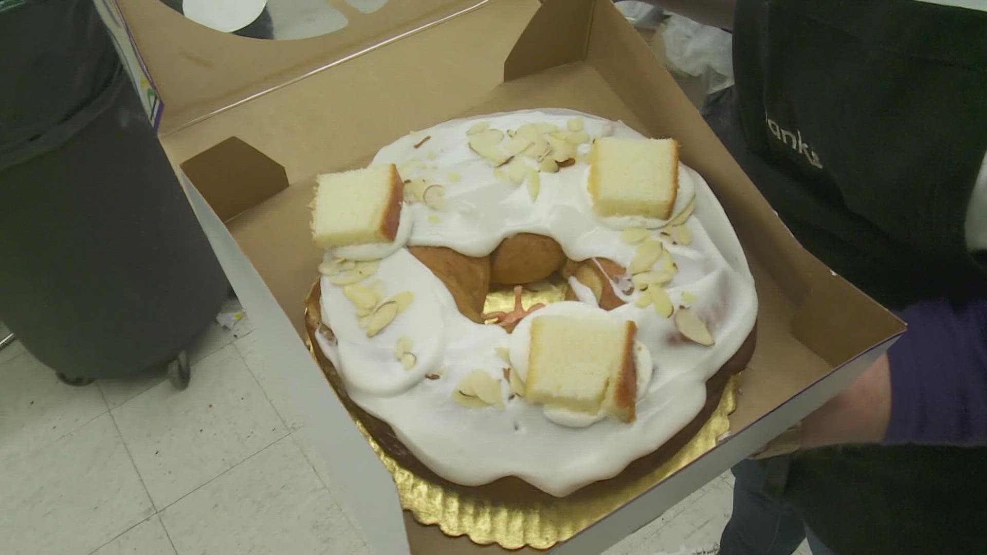 King Cake variety in Des Allemands