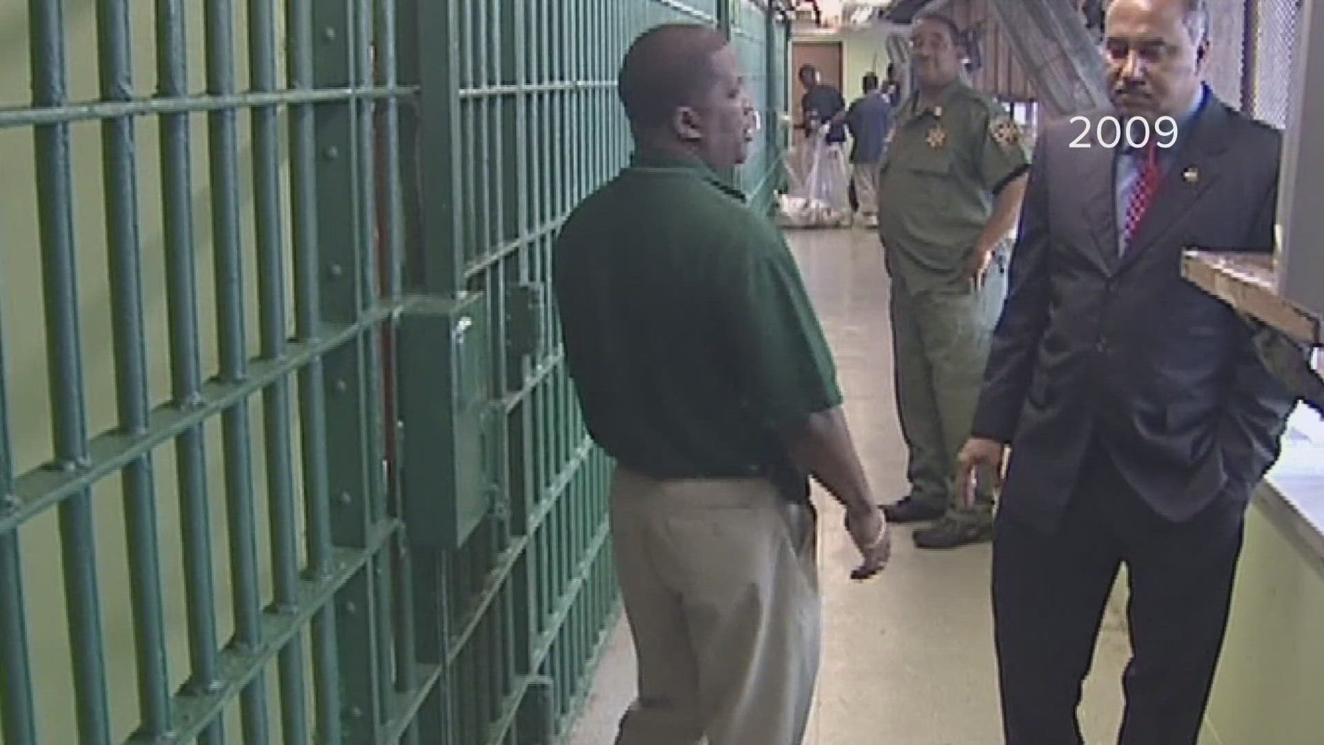 WWL Louisiana reporter Eleanor Tabone sat down with a New Orleans man who was in the jail when Hurricane Katrina hit.