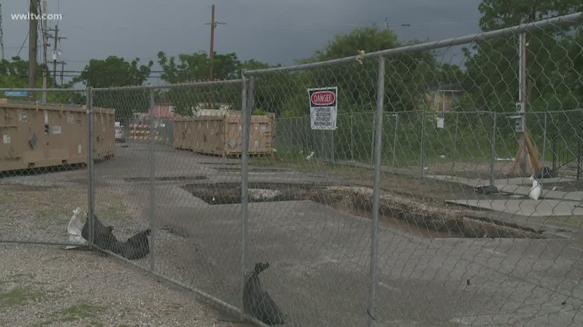Residents in the Gert Town neighborhood are expressing serious health concerns as crews block off a city street to dig up hazardous materials.