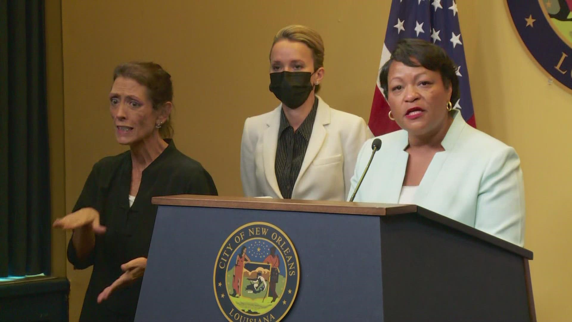 New Orleans Mayor Cantrell has issued a mandatory mask mandate for the city whether people are vaccinated or not.