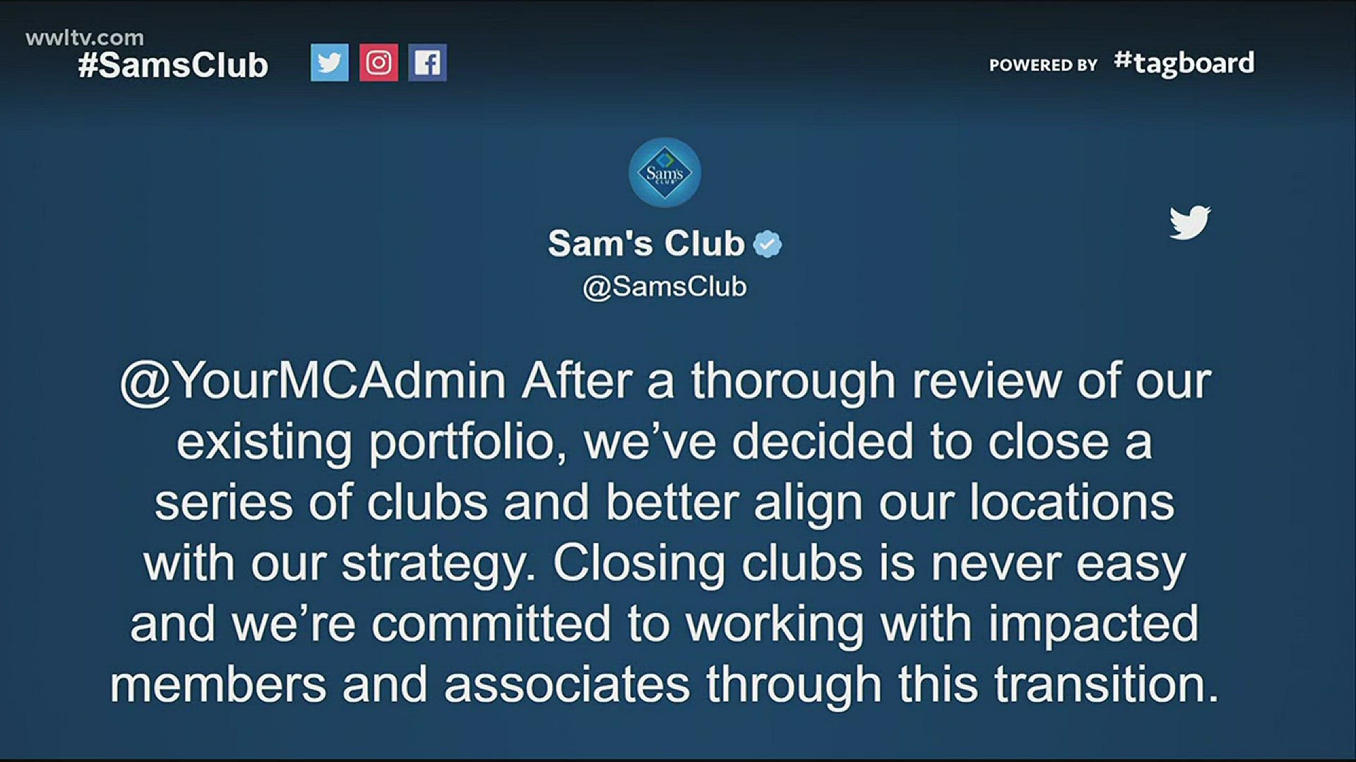 Several Sam's Club stores close without notice across nation