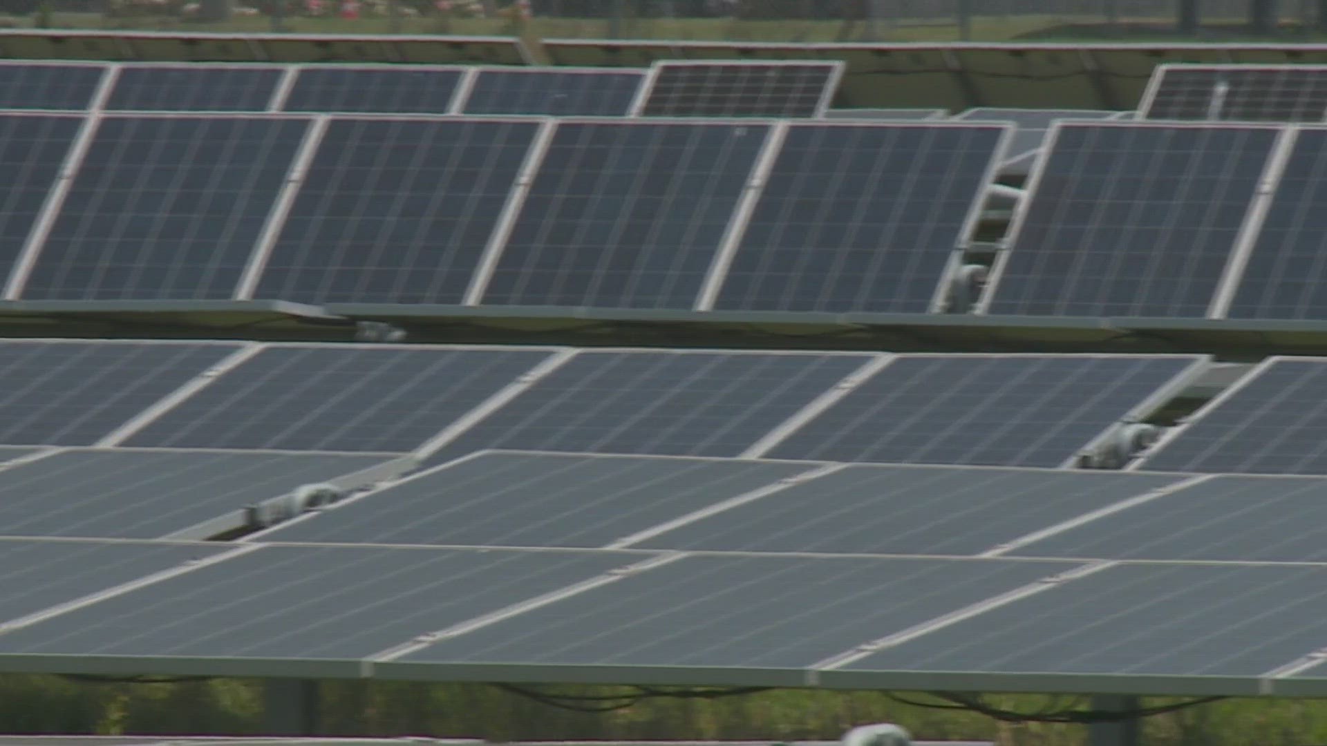 Entergy’s New Orleans Solar Station, also known as NOSS, sits on about 100 acres of previously undeveloped land at Michoud.