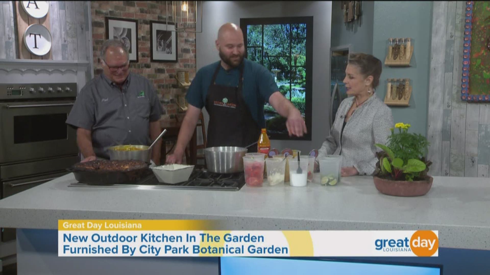 Poppy Tooker learns all about the new outdoor kitchen and events in the Botanical Garden in City Park.