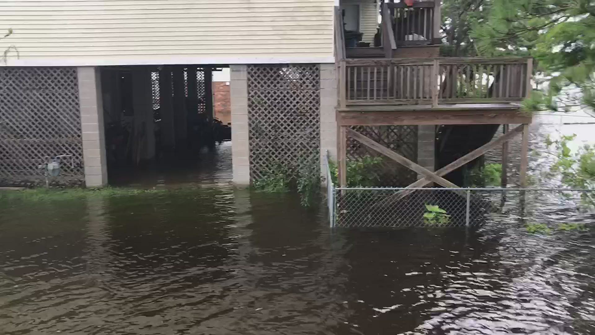 Flooding at my home in Palmlake. This video was taken at 7:00am Monday morning.The water came inside the house
Credit: Lucien Eyraud