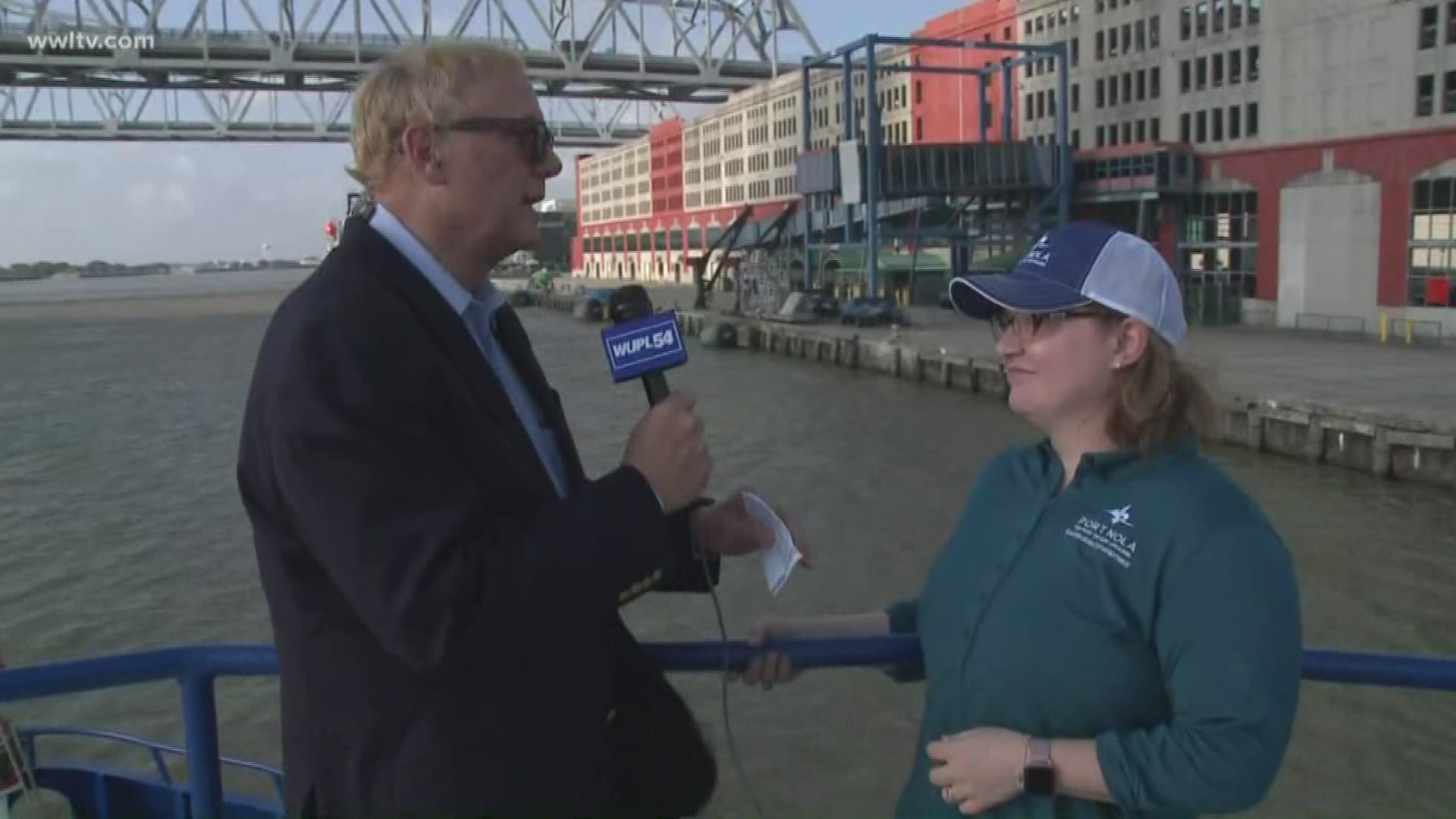 For National Maritime Day, Eric Paulsen discusses the growth of the Port of New Orleans and its environmental efforts with Amelia Pellegrin, Director of Sustainable Development.