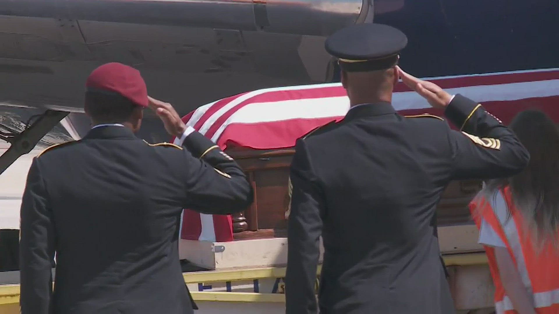 WWII hero's remains come home 74 years after death on the battlefield ...